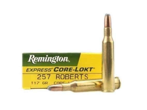 Remington Core-Lokt Ammunition 257 Roberts 117 Grain Soft Point Core-Lokt