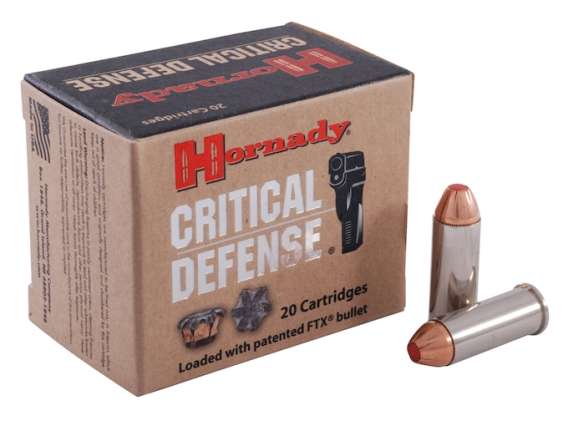 Hornady Critical Defense Ammunition 44 Special 165 Grain FTX 500 rounds