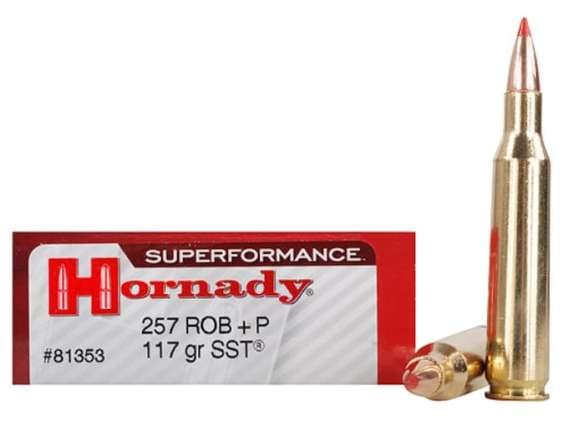 Hornady Superformance SST Ammunition 257 Roberts +P 117 Grain SST