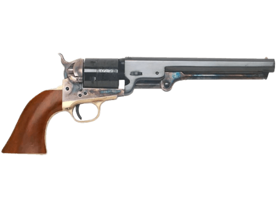 Cimarron Man With No Name Revolver 38 Special 7.5" Barrel 6-Round Color Case Hardened, Blue, Walnut