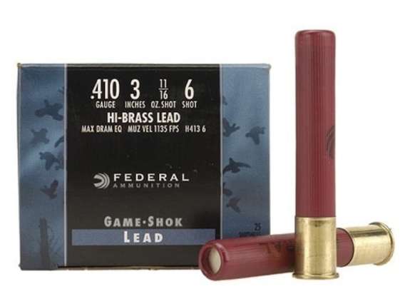 Federal Game-Shok Hi-Brass Ammunition 410 Bore 500 round