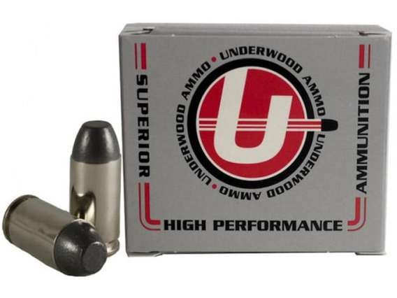 Underwood Ammunition 9x18mm (9mm Makarov) 115 Grain Hard Cast Lead Flat Nose 500 rounds