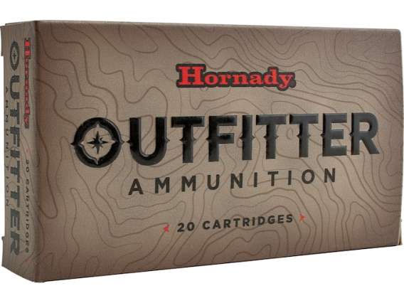 Hornady Outfitter Ammunition 7mm Winchester Short Magnum (WSM) 150 Grain CX Polymer Tip Lead Free Box 300 round