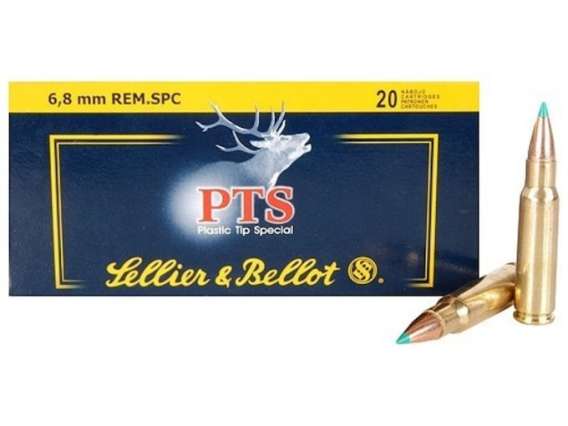 Sellier & Bellot Ammunition 6.8mm Remington SPC 110 Grain Polymer Tip Spitzer 500 rounds