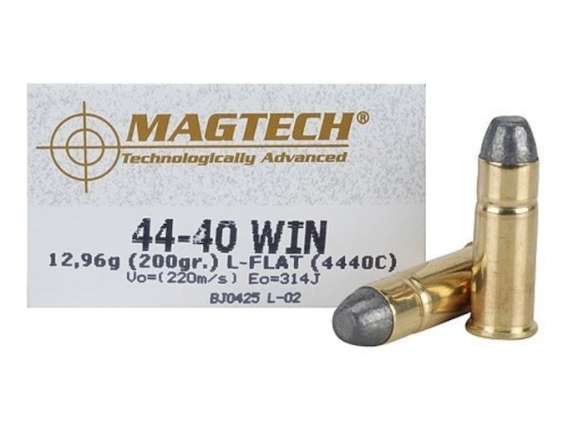 Magtech Cowboy Action Ammunition 44-40 WCF 200 Grain Lead Flat Nose 500 rounds