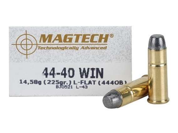 Magtech Cowboy Action Ammunition 44-40 WCF 225 Grain Lead Flat Nose 500 rounds