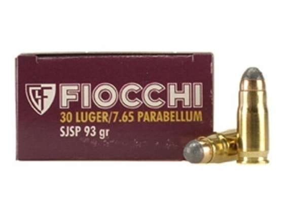 Fiocchi Ammunition 30 Luger 93 Grain Jacketed Soft Point 500 round