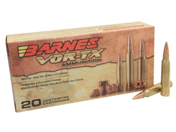 Barnes VOR-TX Ammunition 5.56x45mm NATO 70 Grain TSX Hollow Point Boat Tail Lead-Free 500 round