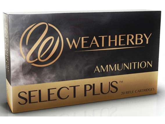 Weatherby Select Plus Ammunition 7mm Weatherby Magnum 150 Grain Nosler Ballistic Tip 300 rounds