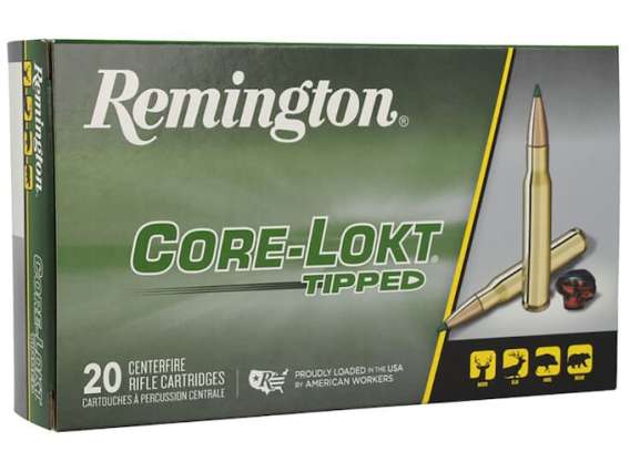 Remington Core-Lokt Tipped Ammunition 7mm Remington Magnum 150 Grain Polymer Tip 500 rounds