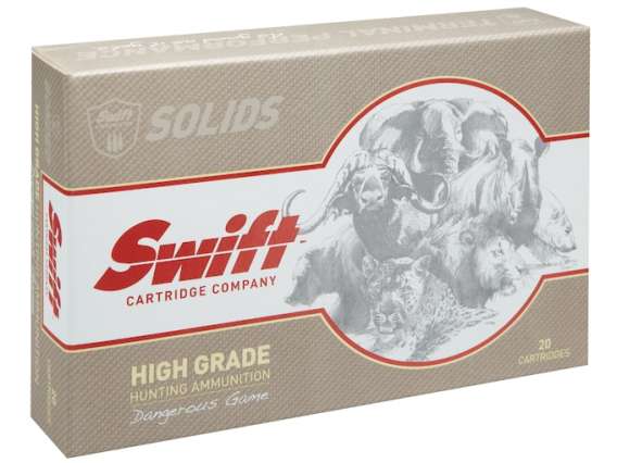 Swift High Grade Dangerous Game Hunting Ammunition 416 Rigby 400 Grain Swift Break-Away