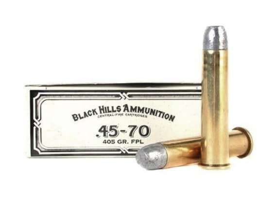 Black Hills Cowboy Action Ammunition 45-70 Government 405 Grain Lead Flat Nose 500 rounds