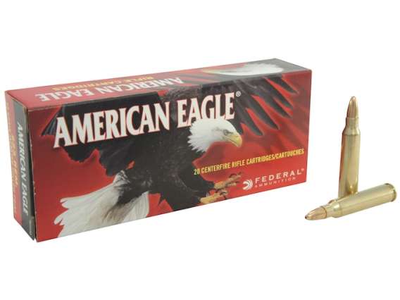 Federal Premium American Eagle 5.56 mm 50 grain Jacketed Hollow Point 500 rounds