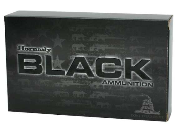 Hornady BLACK Ammunition 5.56x45mm NATO 75 Grain Interlock HD SBR 500 rounds