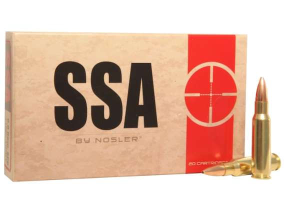 Silver State Armory Ammunition 6.8mm Remington SPC 115 Grain Nosler Custom Competition Hollow Point Boat Tail  500 rounds