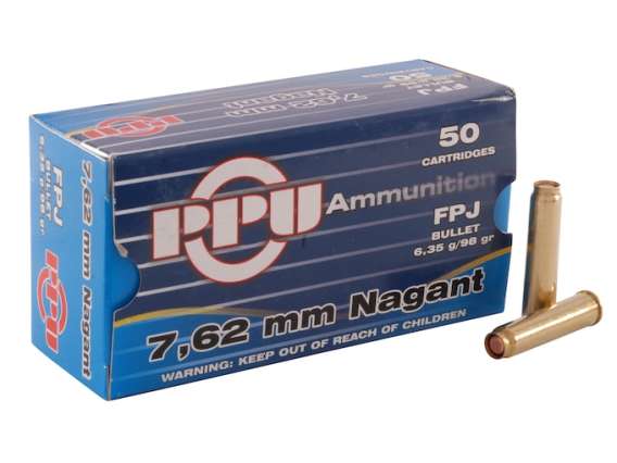 Prvi Partizan Ammunition 7.62mm Russian Nagant (7.62x38mmR) 98 Grain Full Metal Jacket Flat Point 500 round