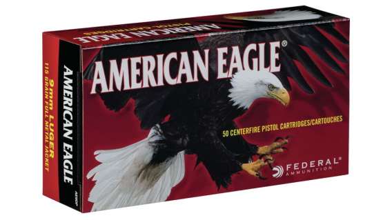 Federal Premium Centerfire Handgun Ammunition 9mm Luger 70 grain Lead-Free Ball Centerfire Pistol Ammunition  500 RDS