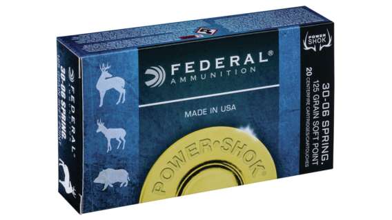 Federal Premium Power-Shok .375 H&H Magnum 300 grain Jacketed Soft Point 200 rounds