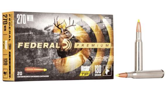 Federal Premium VITAL-SHOK .270 Winchester 130 grain Nosler Ballistic Tip  500 rounds