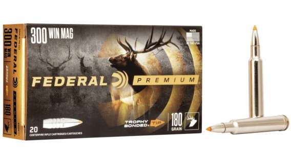 Federal Premium VITAL-SHOK .300 Winchester Magnum 180 grain Trophy Bonded Tip 500 rounds