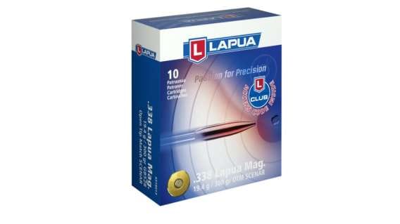 Lapua Scenar .338 Lapua Magnum 300 grain Scenar Open Tip Match Brass Cased 100 rounds