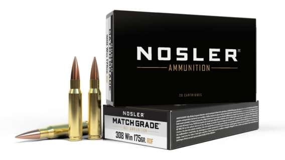 Nosler Match Grade .308 Winchester 175 grain Hollow Point Boat Tail (HPBT) Brass 500 rounds