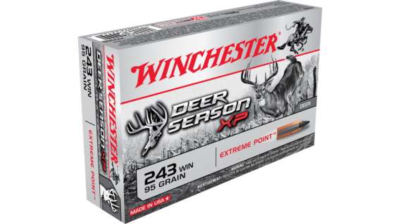 Winchester DEER SEASON XP .243 Winchester 95 grain Extreme Point Polymer Tip  500 rounds